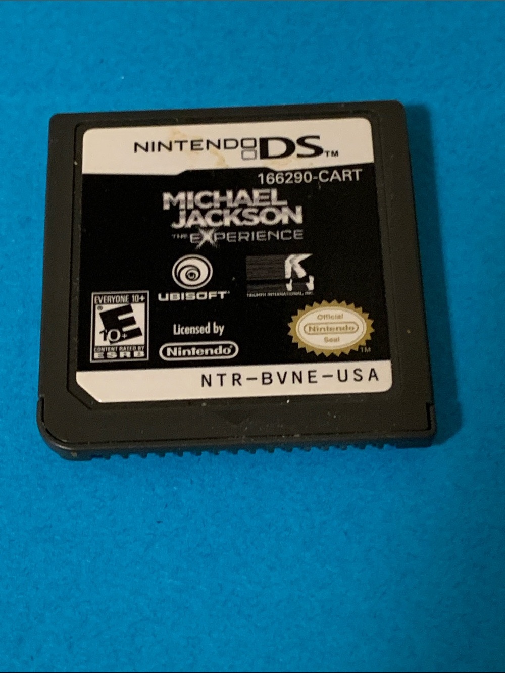 Nintendo DS Black Michael Jackson: The Experience Game Cartridge